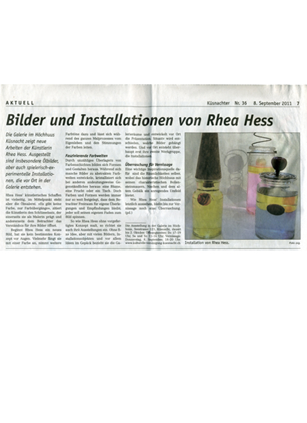küsnachter, 8. september 2011